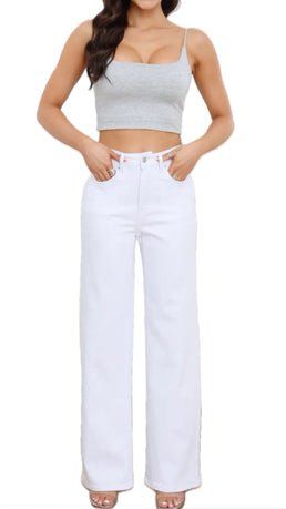 Jean Wide leg blanc