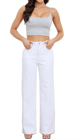 Jean Wide leg blanc