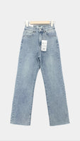 Jean gossip Wide leg taille haute  claire