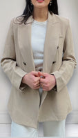 Blazer tailleurs gossip beige