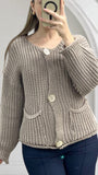 Cardigan Gossip taupe