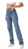 Jean gossip straight extra long foncé