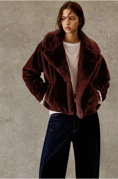 Veste fourrure pullandbear