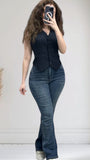 Jean gossip skinny flare extra long