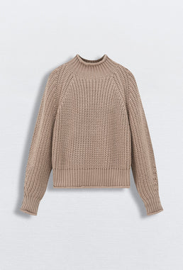 Pull en maille texturée