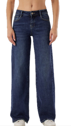 Jean taille basse dad fit