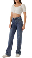 Jeans gossip Wide leg extra long déchirer
