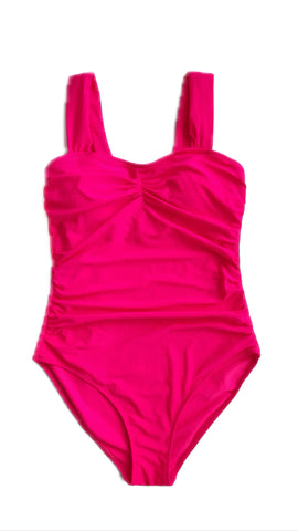 Maillot une pièce ultra gainant fushia