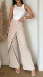 Pantalon Gossip beige portefeuille