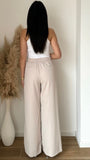Pantalon Gossip beige portefeuille