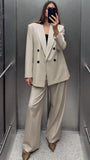 Ensemble gossip beige  4 boutons