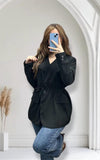 Blazer Gossip noir ficelle