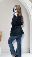 Blazer Gossip noir ficelle