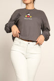 Sweat crop lefties Mikey mouse gris